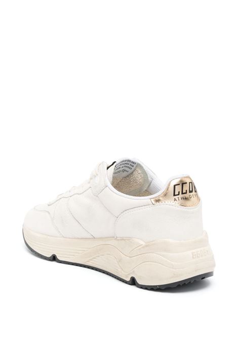 white and silver calf leather Running Sole sneakers  GOLDEN GOOSE | GWF00215-F00473710358